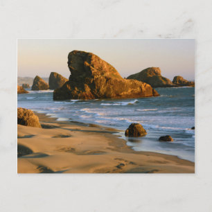 Postal Atardecer, Meyers Beach, Oregón, EE. UU.
