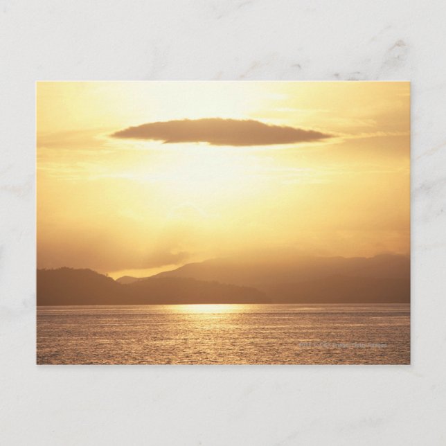 Postal Atardecer oceánico (Anverso)