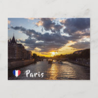 Atardecer sobre Conciergerie - París, Francia