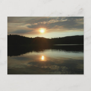 Postal Atardecer sobre el embalse de Spring Valley