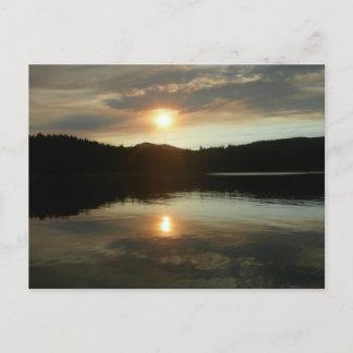 Postal Atardecer sobre el embalse de Spring Valley