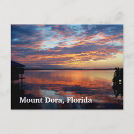 Postal Atardecer sobre el Monte Dora Florida