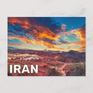 Postal Atardecer sobre Irán