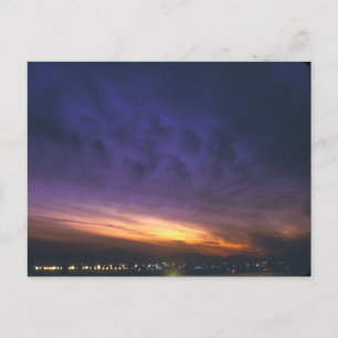 Postal Atardecer sobre Phoenix