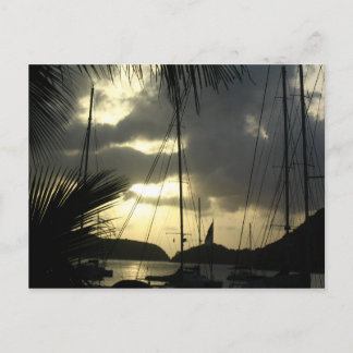 Postal Atardecer sobre Sopers Hole