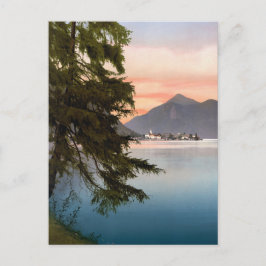 Postal Atardecer sobre un lago alemán