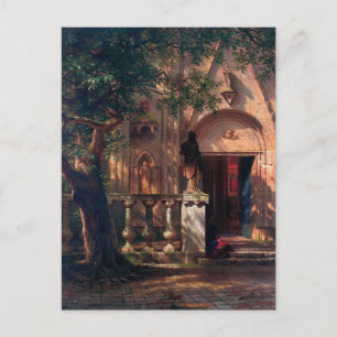 Postal Atardecer y sombra por Albert Bierstadt