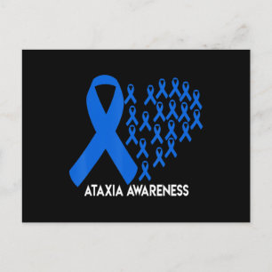 Postal Ataxia Awareness cinta azul Gift T-Shirt31