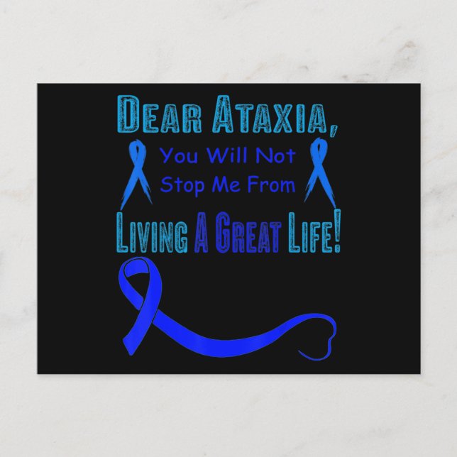 Postal Ataxia Awareness T-Shirt107 (Anverso)
