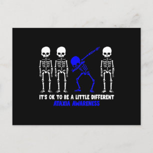 Postal Ataxia Warrior blue Ribbon Awareness Enfermedad ha