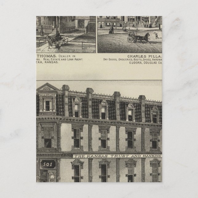 Postal Atchison, Kansas (Anverso)