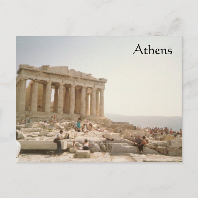 Postal Atenas Grecia (Anverso)