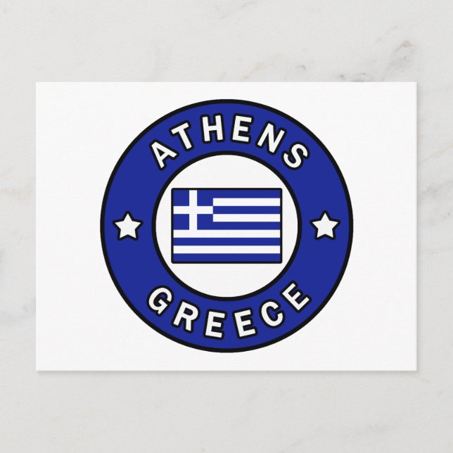 Postal Atenas Grecia (Anverso)