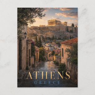 Postal Atenas Grecia Acrópolis REALMS