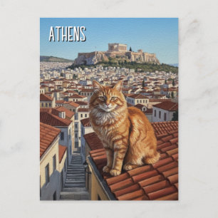 Postal Atenas Plaka Grecia Viajes