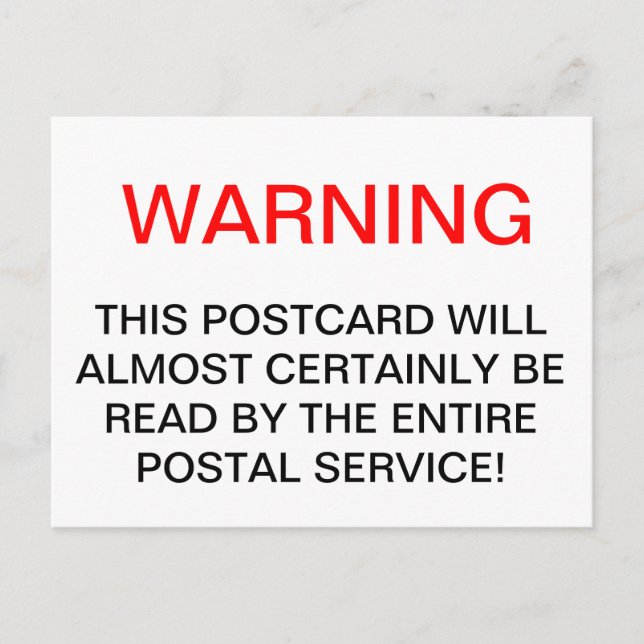 Postal Atención (Anverso)