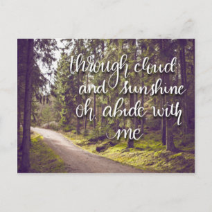 Postal Atenerse A Mí Himno Hand Letter Postcard