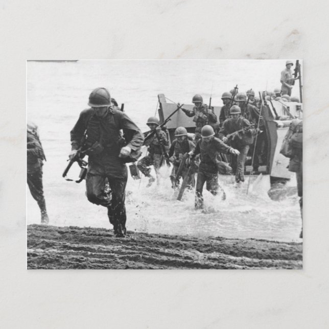 Postal Aterrizaje de Guadalcanal (Anverso)
