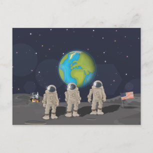 Postal Aterrizaje de la Luna