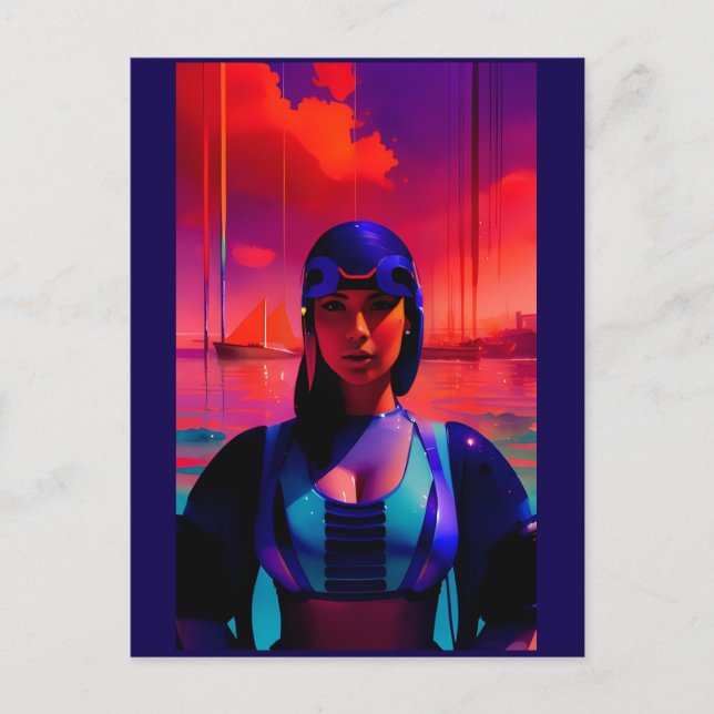 Postal Aterrizaje de sueños (Anverso)