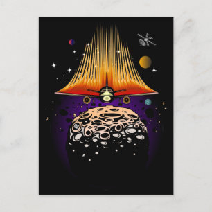 Postal Aterrizaje por luna