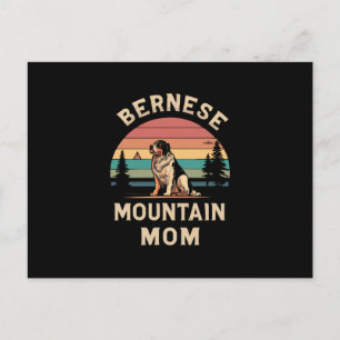 Postal Atesora tu amor: Mamá de Bernese Mountain Dog