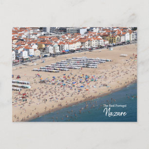 Postal Atestada- Nazaré, Portugal 