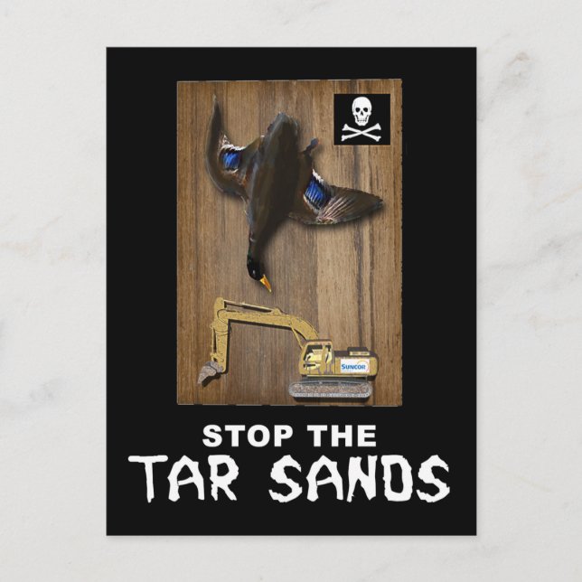 Postal Athabasca Tar Sands Duck Mount (Anverso)