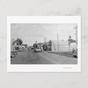 Postal Athena, Oregon Main Street View Photograph