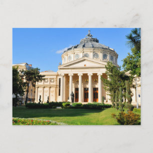 Postal Athenaeum rumano en Bucarest, Rumania
