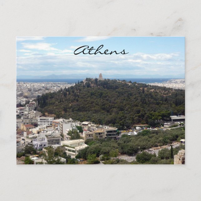 Postal athens filopappos (Anverso)