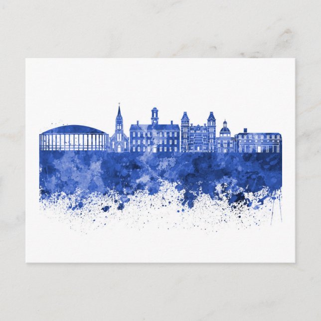 Postal Athens OH skyline (Anverso)