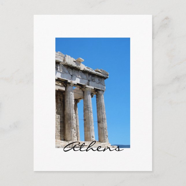 Postal Athens Parthenon (Anverso)