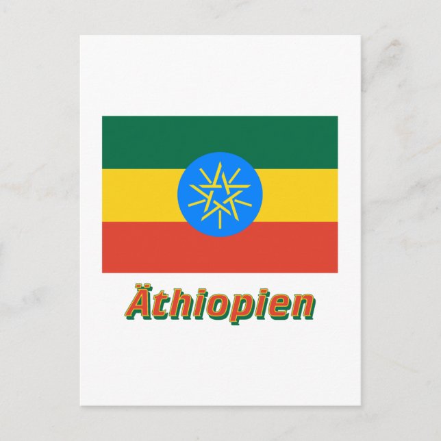 Postal Ätitien Dienstflagge mit deutschem Namen (Anverso)