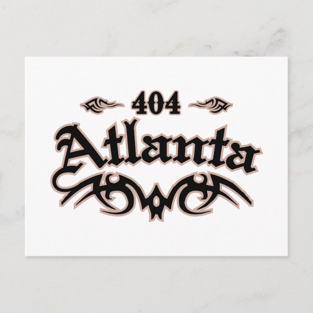 Postal Atlanta 404 (Anverso)