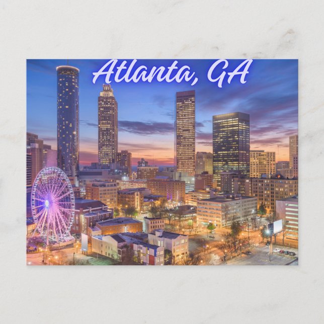 Postal Atlanta, Georgia (Anverso)