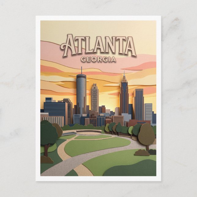 Postal Atlanta Georgia (Anverso)