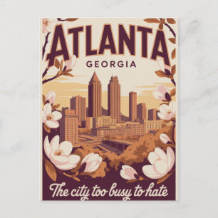 Postal Atlanta Georgia La Ciudad Demasiado Ocupada para O