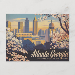 Postal Atlanta Georgia La Ciudad Puerta del Sur