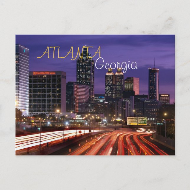 Postal Atlanta, Georgia Postcard (Anverso)