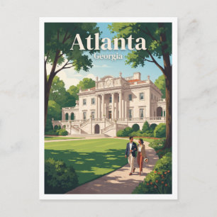 Postal Atlanta, Georgia — Recuerdo de Swan House