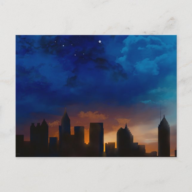 POSTAL ATLANTA GEORGIA SKYLINE (Anverso)
