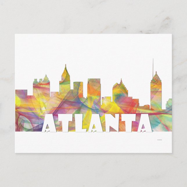 POSTAL ATLANTA GEORGIA SKYLINE MCLR 2 - (Anverso)