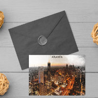 Atlanta Georgia Skyline Panorama View