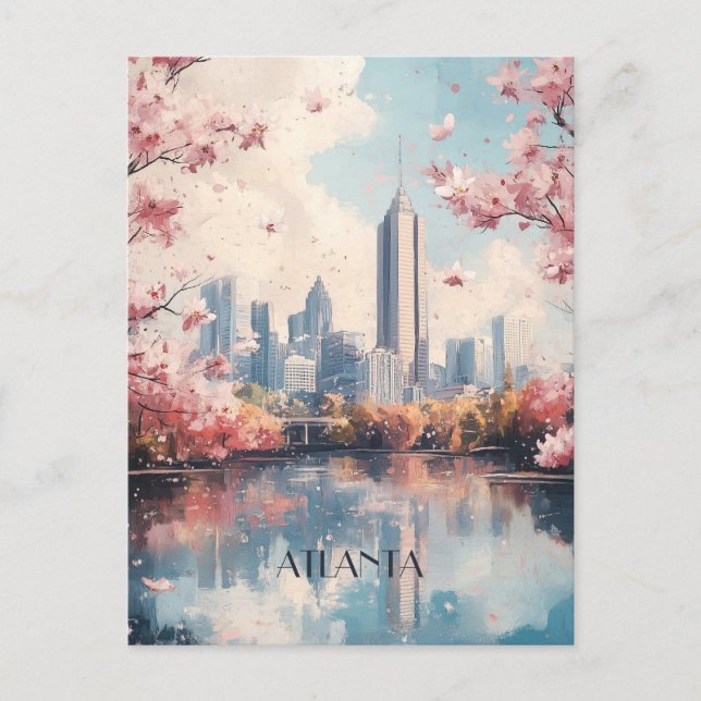 Postal Atlanta Georgia Travel (Anverso)