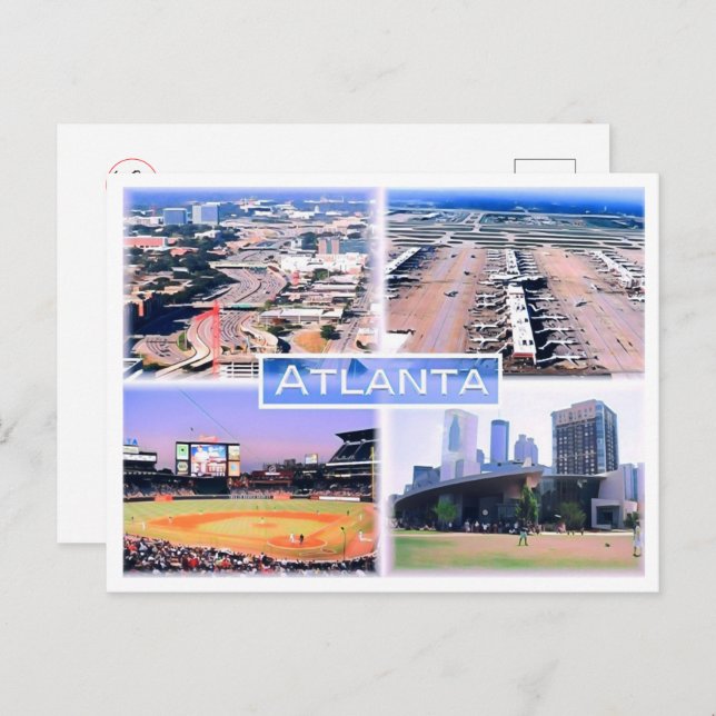Postal Atlanta - Mosaic - Estados Unidos (Anverso / Reverso)