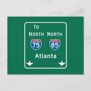 Postal Atlanta, Rótulo GA Road