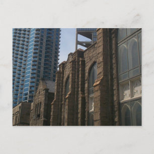 Postal Atlanta vieja contra nuevo