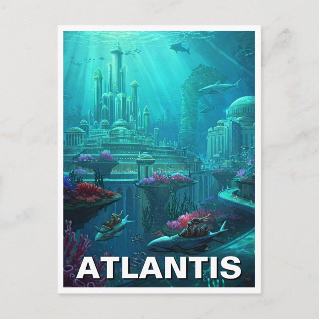 Postal Atlantis Mythology Travel (Anverso)