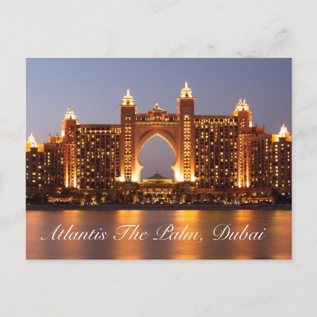 Postal Atlantis The Palm, Dubai (Anverso)
